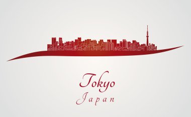 Tokyo V2 manzarası kırmızı