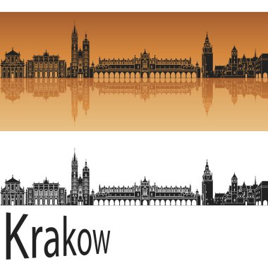 Krakow skyline clipart