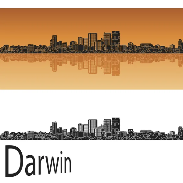 Darwin skyline — Stock Vector