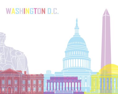 Washington Dc manzarası pop