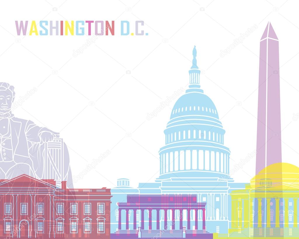 Washington DC skyline pop