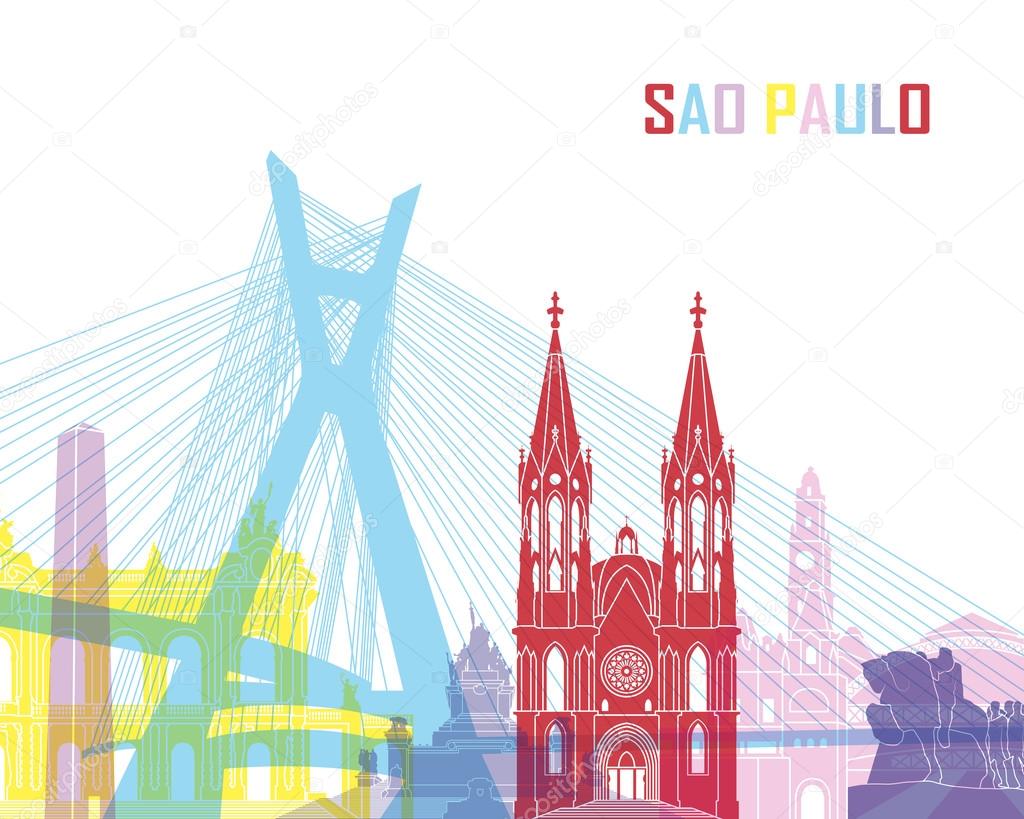 Sao Paulo skyline pop