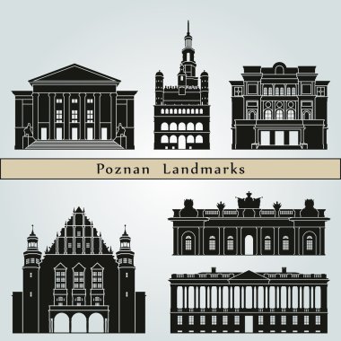 Poznan Landmarks clipart