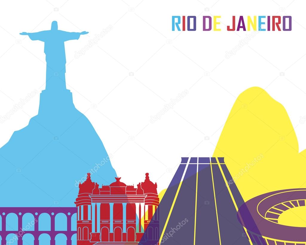 Rio de Janeiro skyline pop