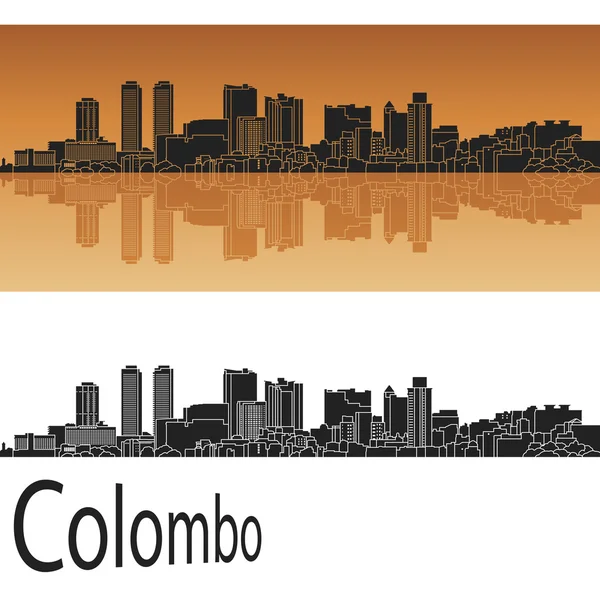 Panorama colombo — Stockový vektor