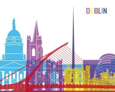 Dublin manzarası pop