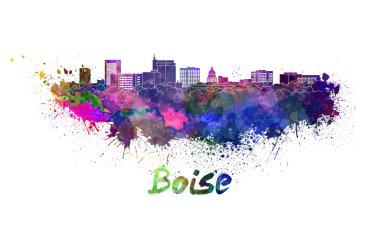 Suluboya Boise manzarası