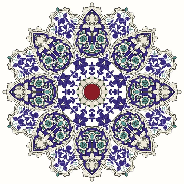 Modèle circulaire arabe — Image vectorielle