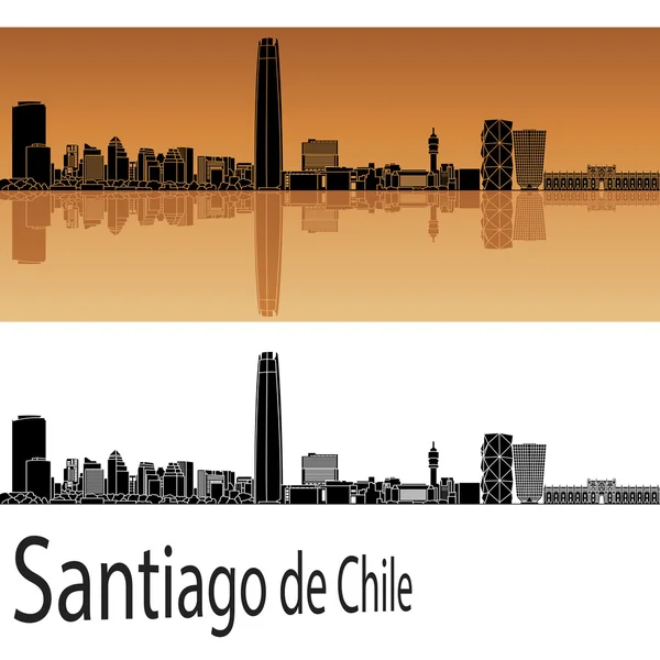 Santiago de Chile manzarası