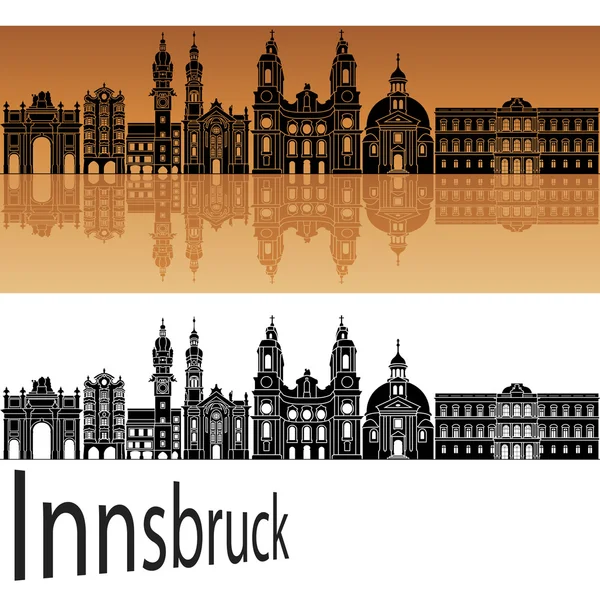 Panoramę miasta Innsbruck — Wektor stockowy