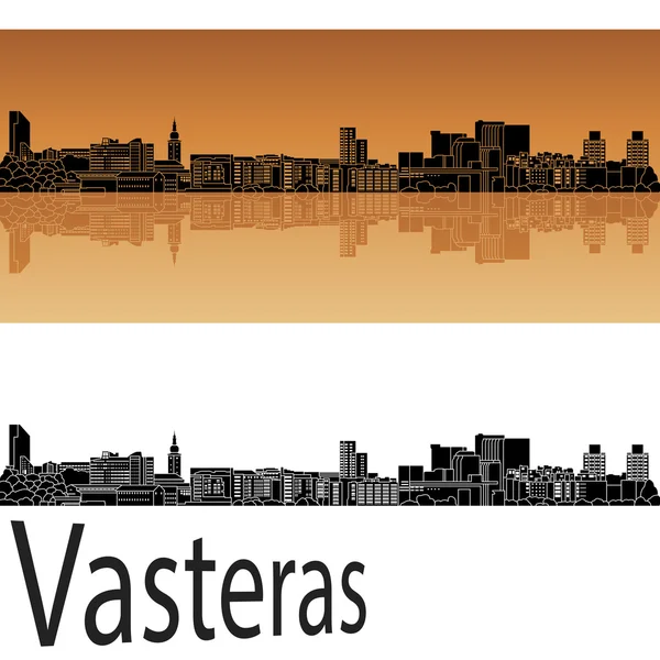 Skyline Vasteras — Archivo Imágenes Vectoriales