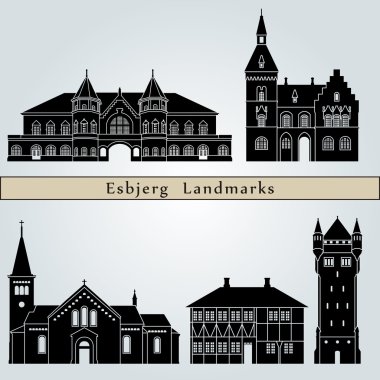 Esbjerg Landmarks clipart