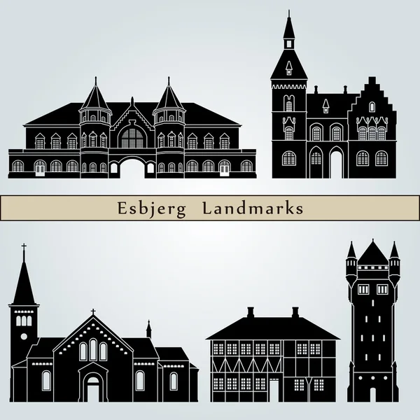 Esbjerg zabytków — Wektor stockowy