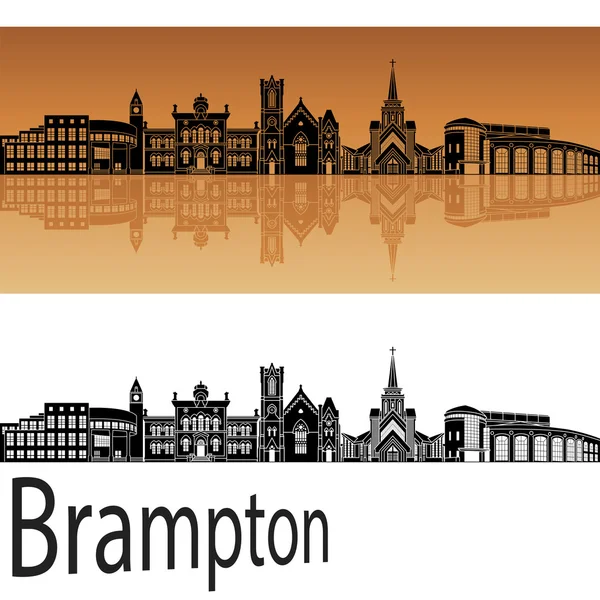 Brampton skyline — Stock Vector