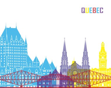 Quebec manzarası pop