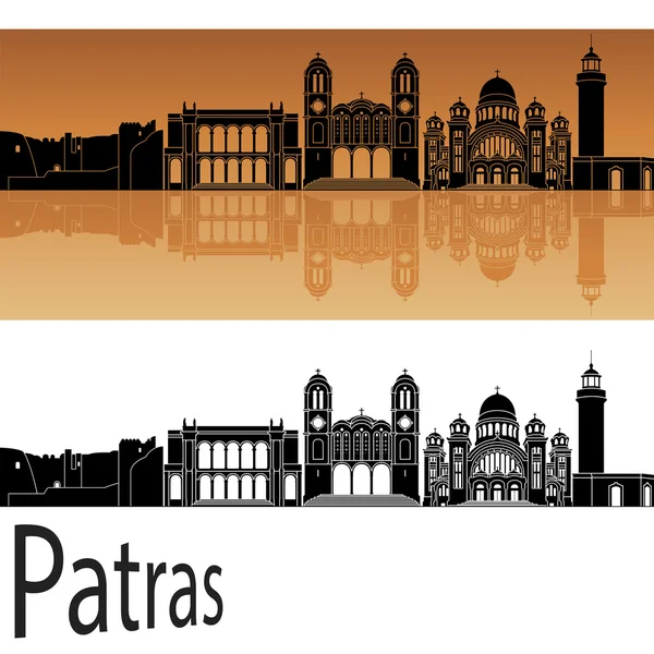 Patras skyline — Stock Vector