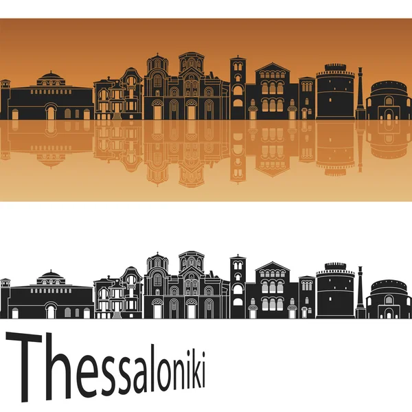 Thessalonique skyline — Image vectorielle