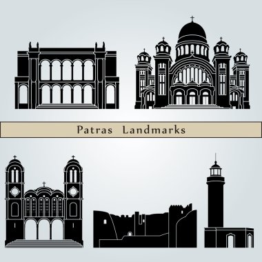 Patras Landmarks clipart