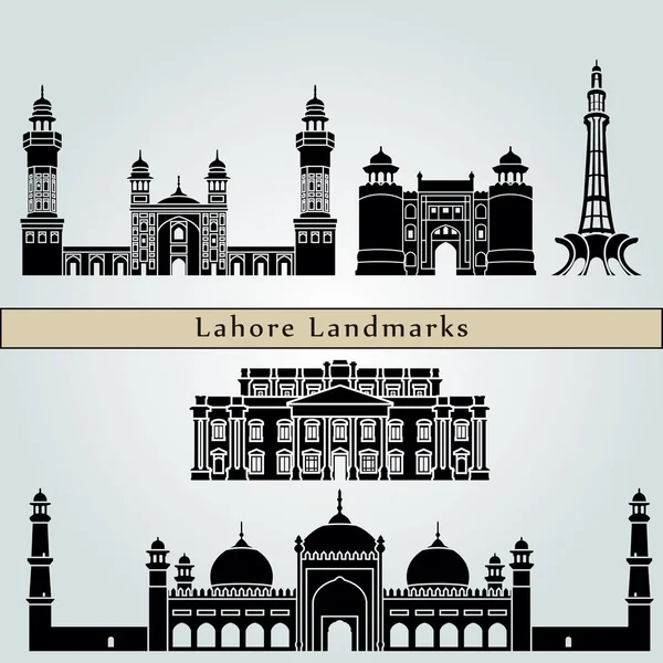 Bangalore Landmarks and monuments — Stock Vector