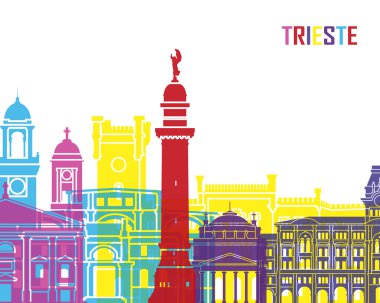 Trieste manzarası pop