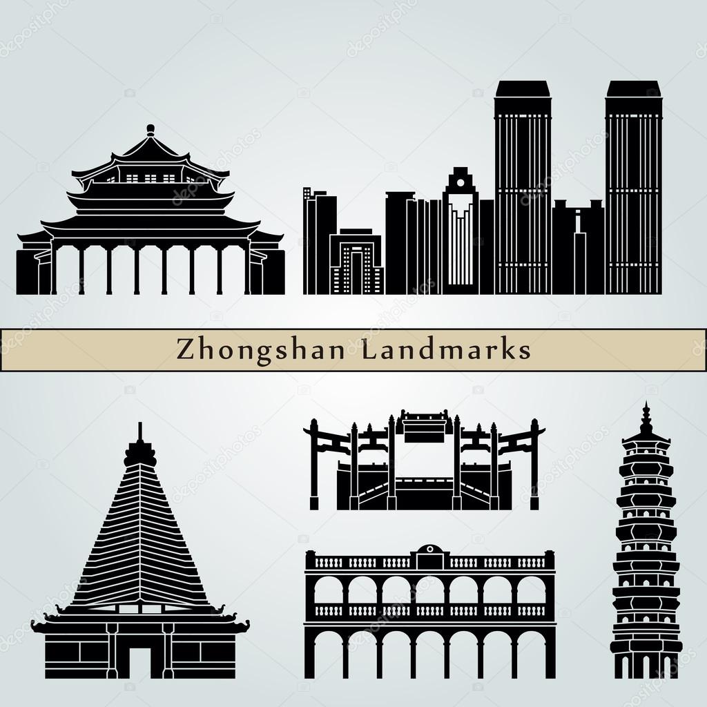 Zhongshan landmarks and monuments