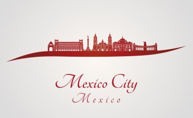 Mexico City V2 manzarası kırmızı