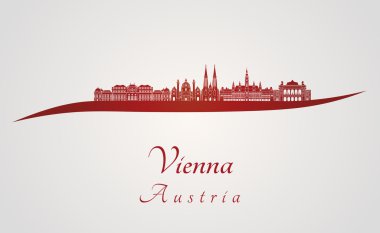 Viyana V2 manzarası kırmızı