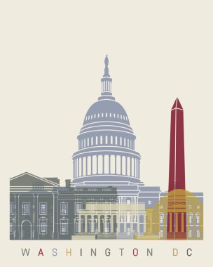 Washington Dc manzarası poster
