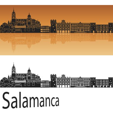 Salamanca manzarası turuncu
