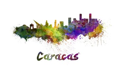 Suluboya Caracas manzarası