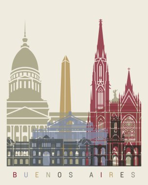 Buenos Aires manzarası poster