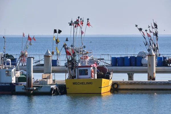 Mecheland Polen September 2021 Fiskehamn Polen Puckabukten — Stockfoto