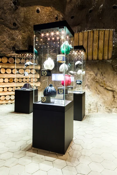 Wieliczka, Polonia - Museo subterráneo de minas de sal — Foto de Stock