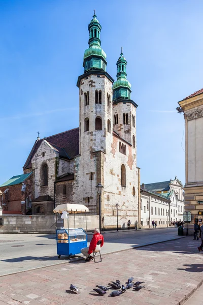 Krakow - Poland. S.t Andrew Church — Stock Photo, Image