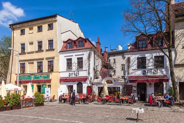 Krakau - Polen. Joodse wijk Kazimierz — Stockfoto