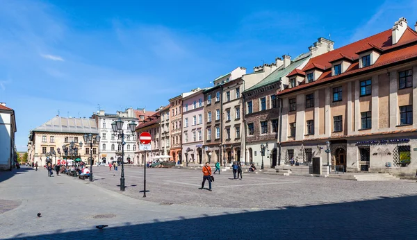 Kraków - Polska. Mały rynek. — Zdjęcie stockowe