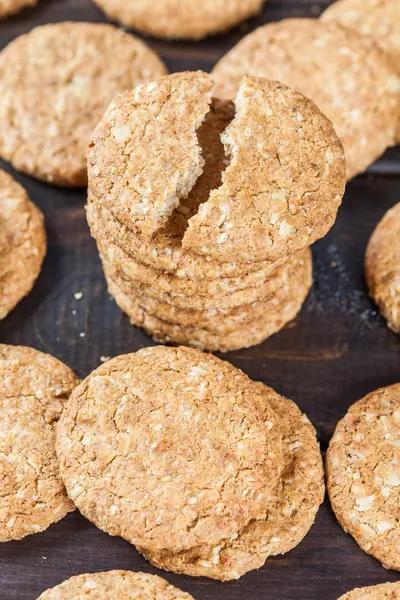 Grain Round cookies — Stock Photo, Image