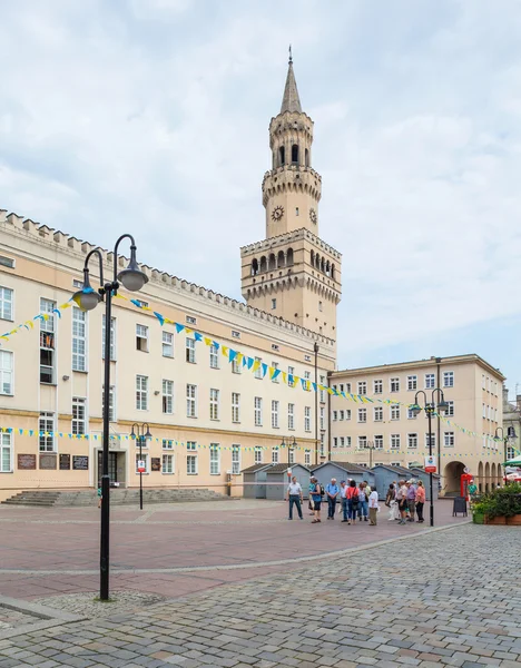 Opole - Poland. Town Hall building — Stock Photo, Image