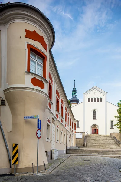 Opole - Poland. Church On The Hill — Stock Photo, Image