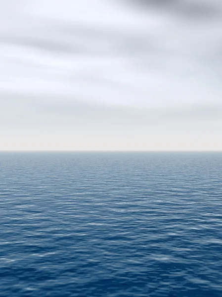 Su ile güzel deniz manzarası — Stok fotoğraf