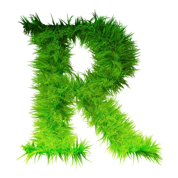 Green grass font part — Stockfoto