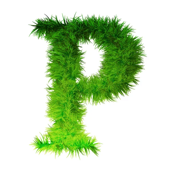 Green grass font part — Stock Photo, Image