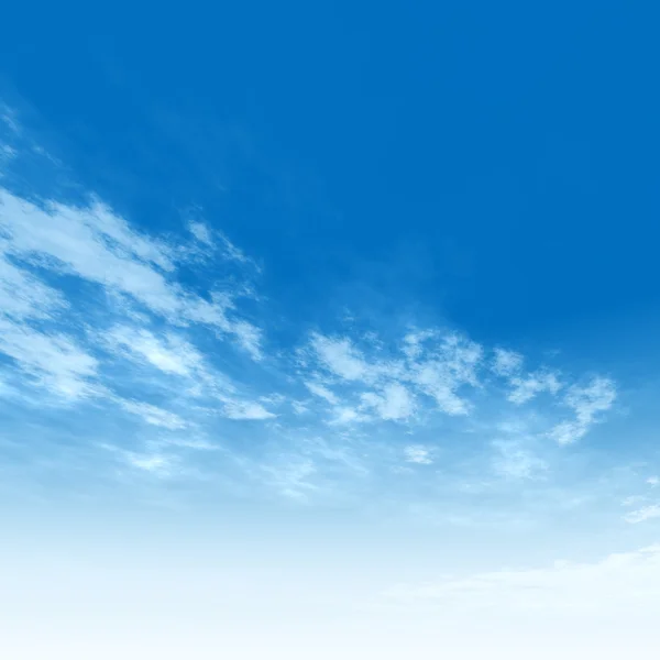 Natuurlijke hemel met witte wolken — Stockfoto