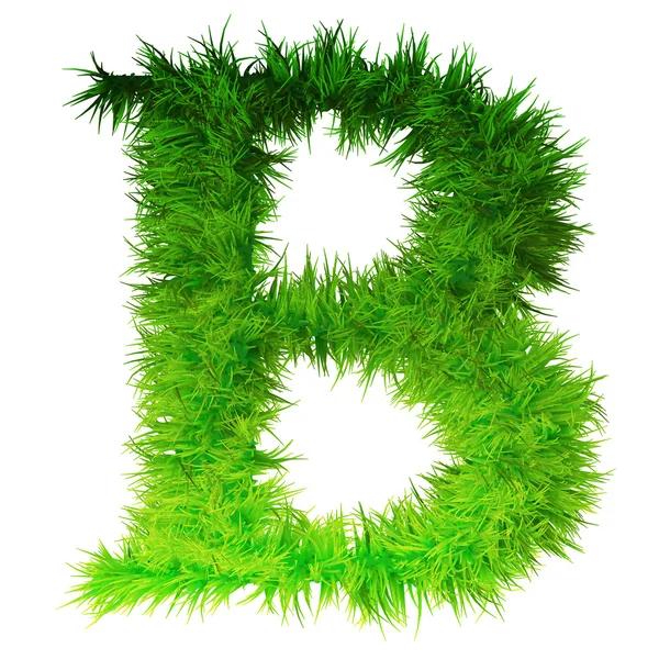 Green grass font part — Stockfoto