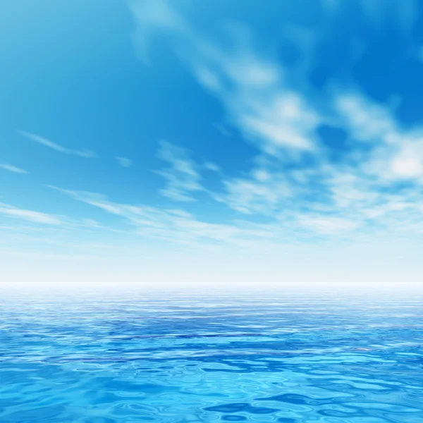 Vackra seascape med vatten — Stockfoto