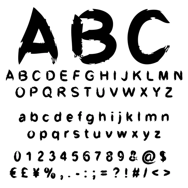 Cribble festék font — Stock Fotó