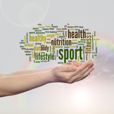 Sağlık kelime bulutu