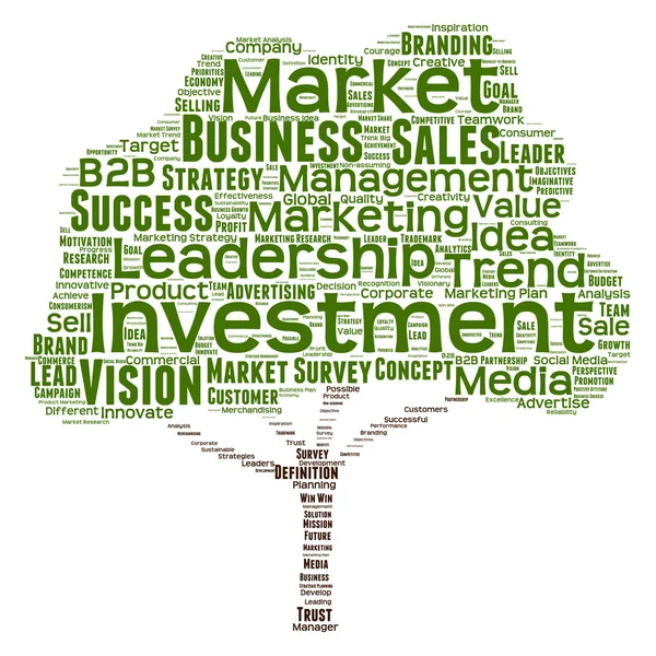 Marketing szó felhő — Stock Fotó