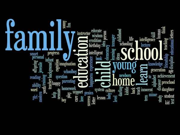 Education abstract word cloud — Stock Photo, Image