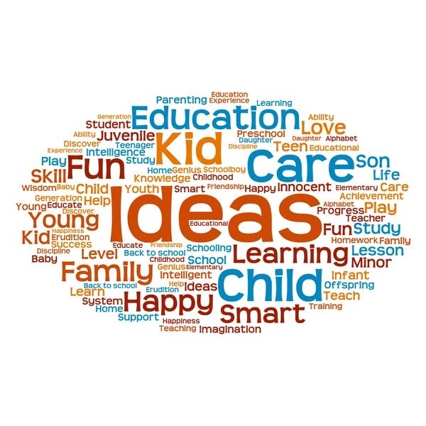 Education abstract word cloud — Stock Photo, Image